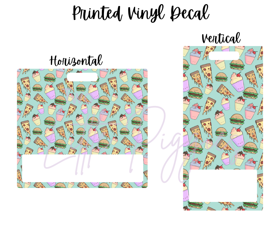 Printed Vinyl - Fast Food
