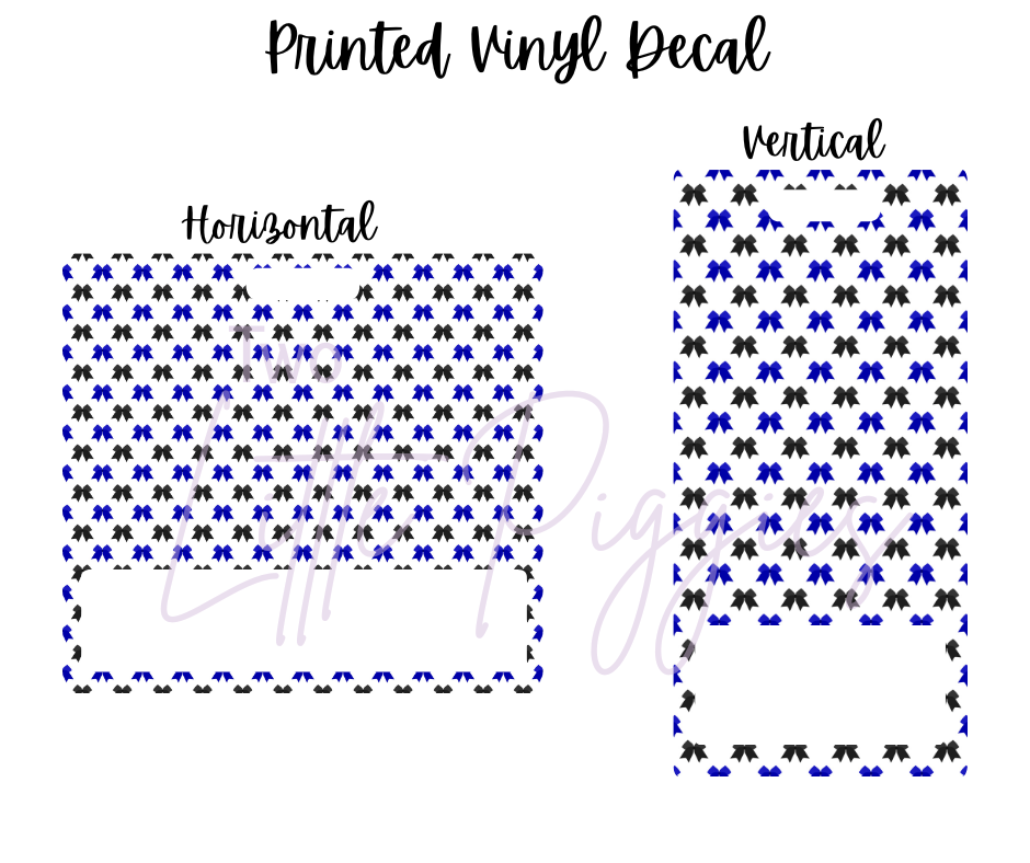 Printed Vinyl - Cheer - Royal Blue