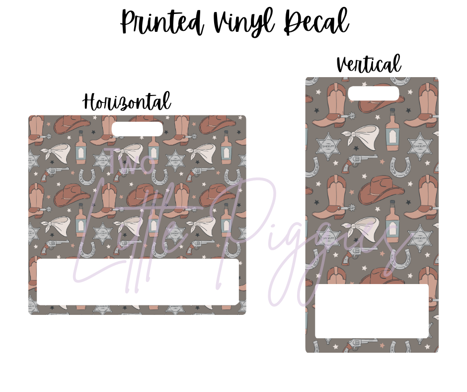 Printed Vinyl - Wild West