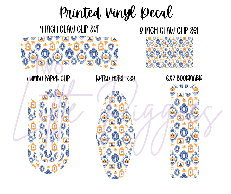 Printed Vinyl - Halloween - Preppy Halloween