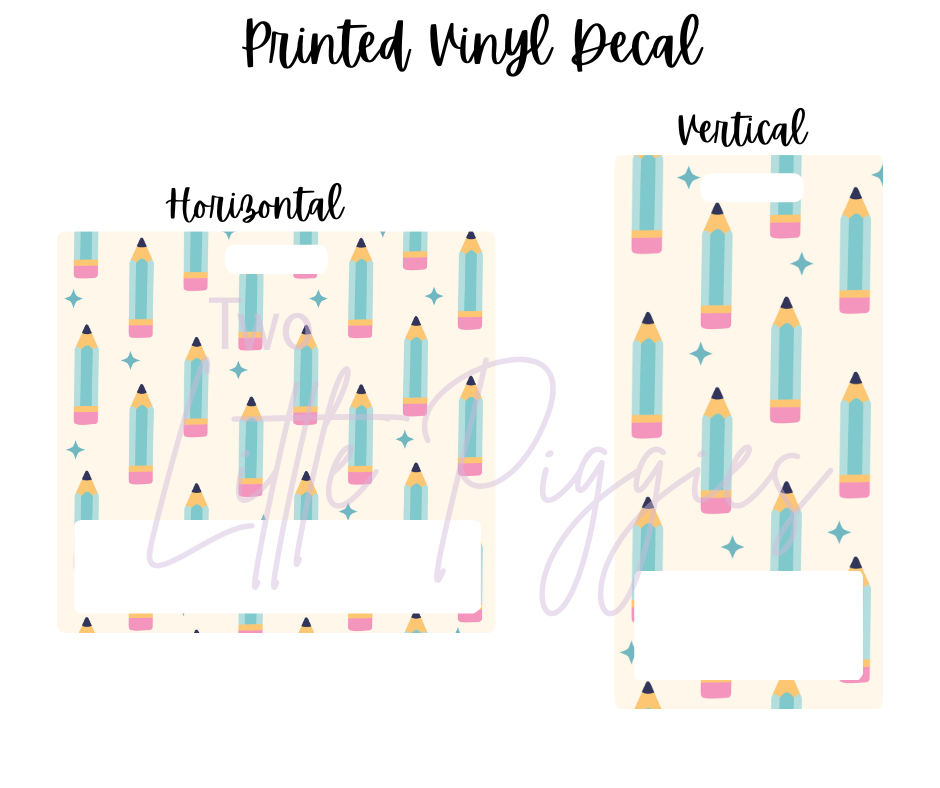 Printed Vinyl - Back2School