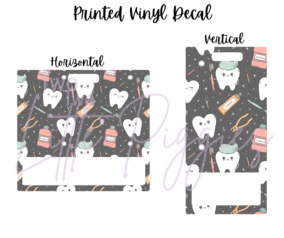 Printed Vinyl - Happy Teeth Collection