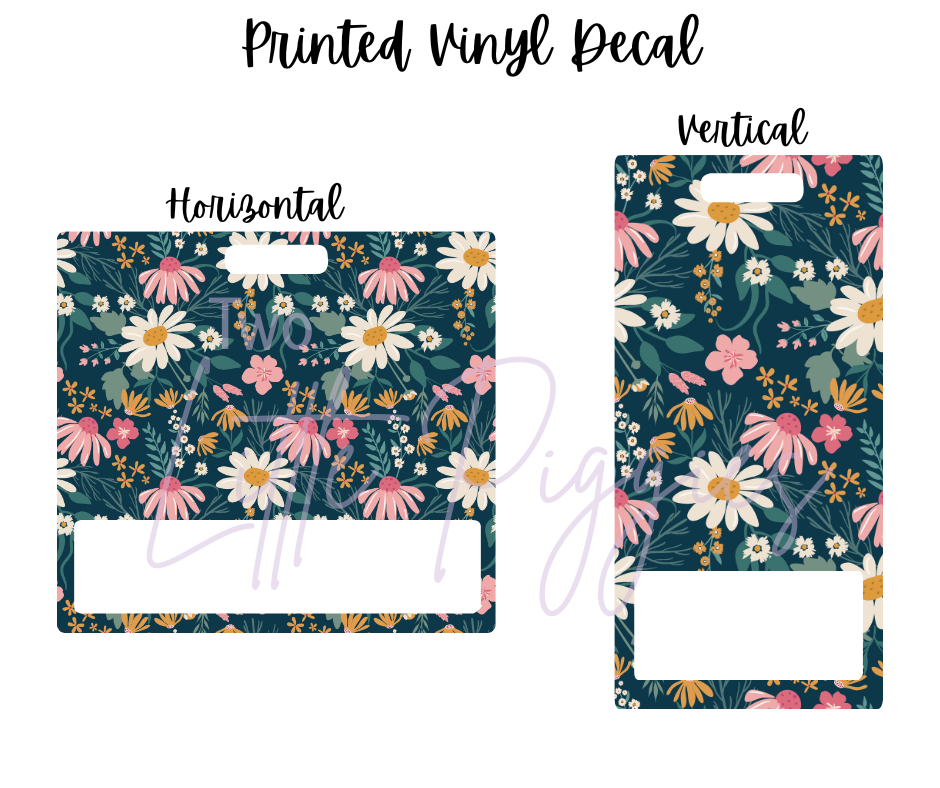 Printed Vinyl - Eclectic Floral