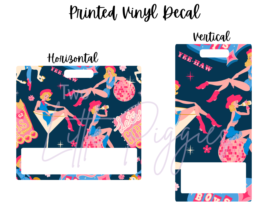 Printed Vinyl - Let's Go Girls