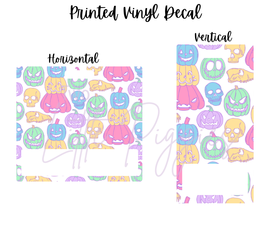 Printed Vinyl - Halloween Pastel Collection