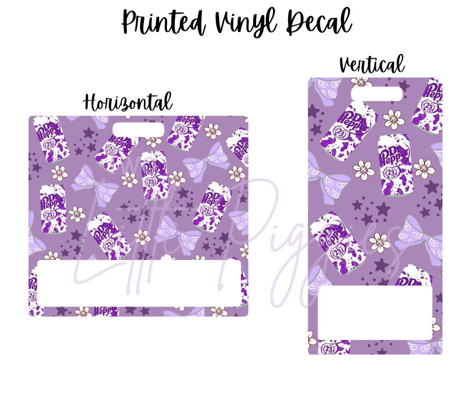 Printed Vinyl - Dr Pepp