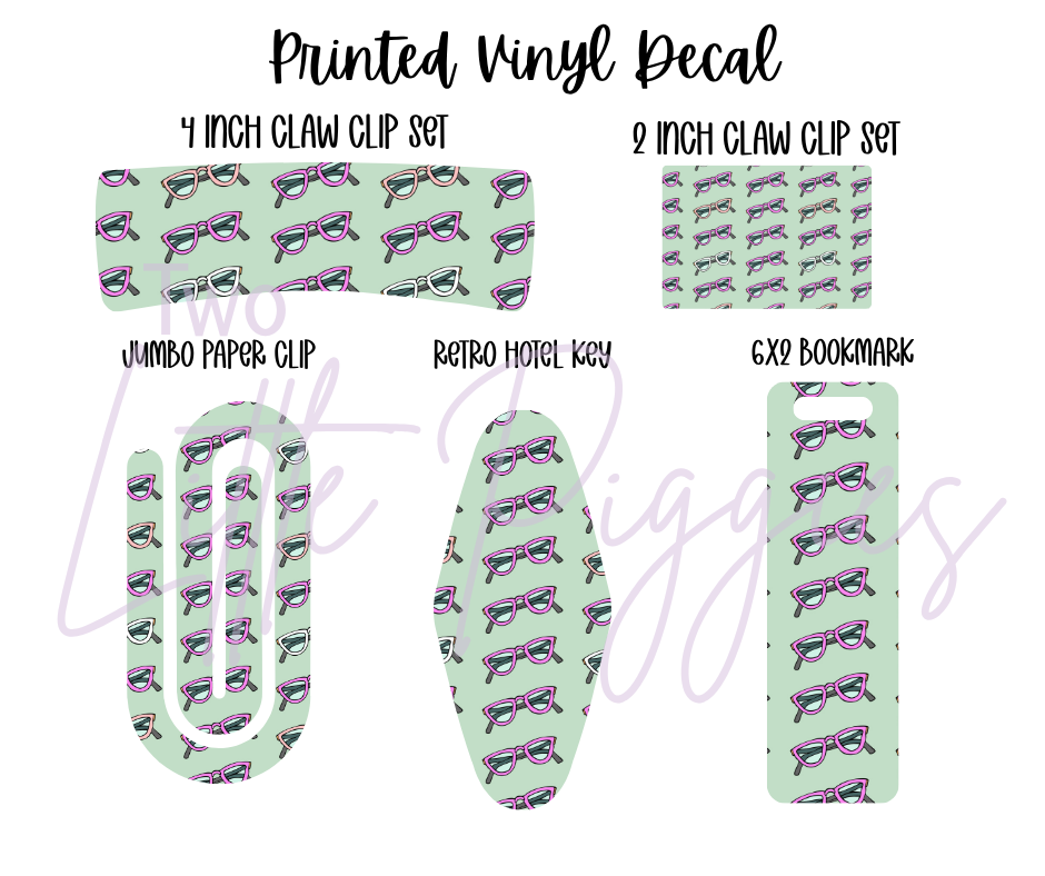 Printed Vinyl - Book Lover