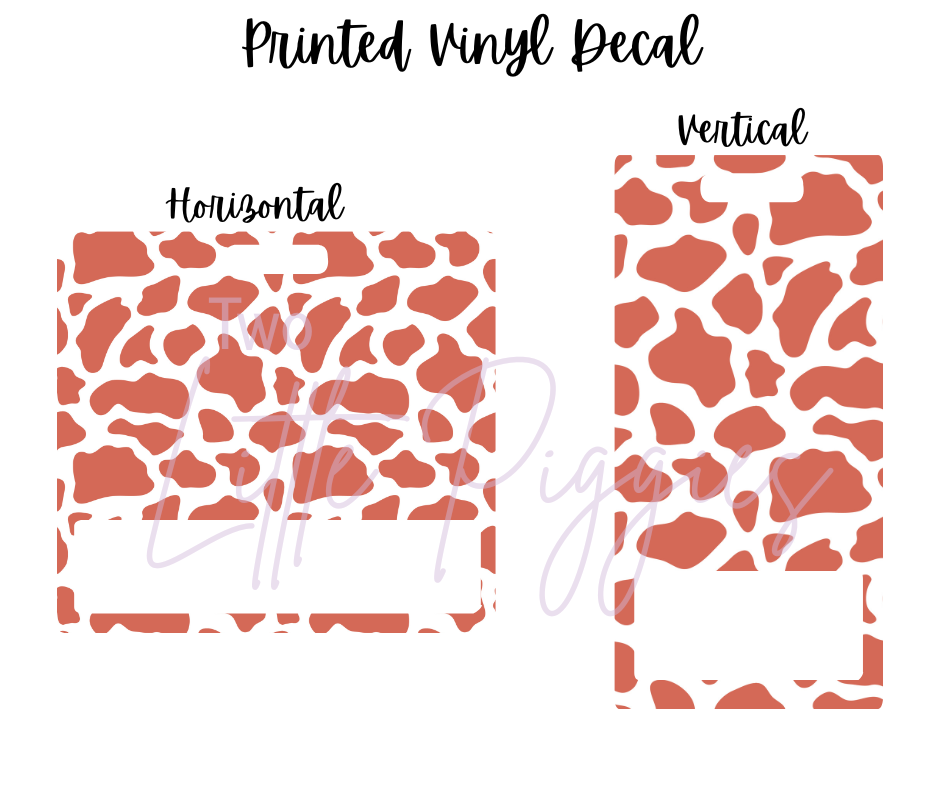 Printed Vinyl - Boho Cow