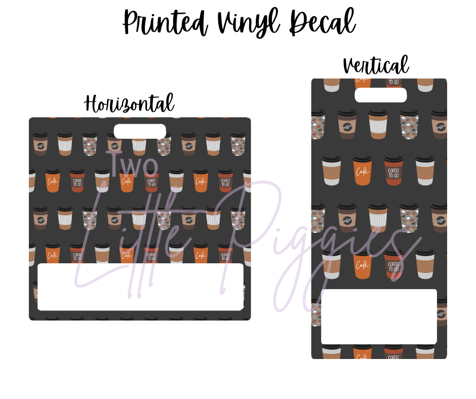 Printed Vinyl - But First Coffee