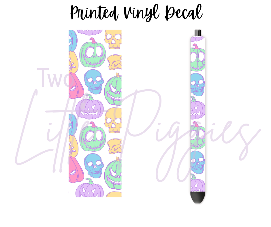 Printed Vinyl - Halloween Pastel Collection