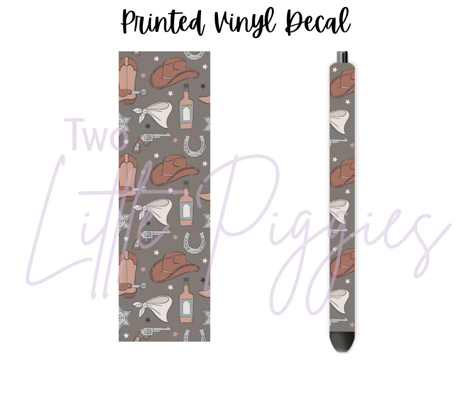 Printed Vinyl - Wild West