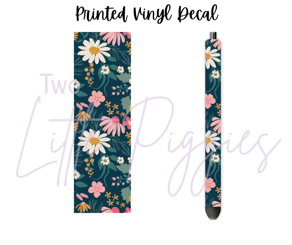Printed Vinyl - Eclectic Floral
