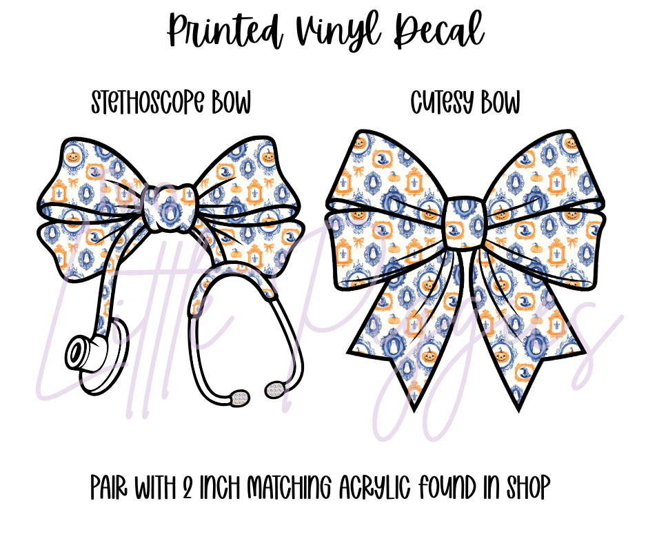 Printed Vinyl - Halloween - Preppy Halloween