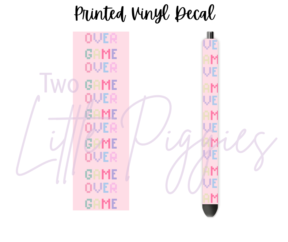 Printed Vinyl - Gamer Girl