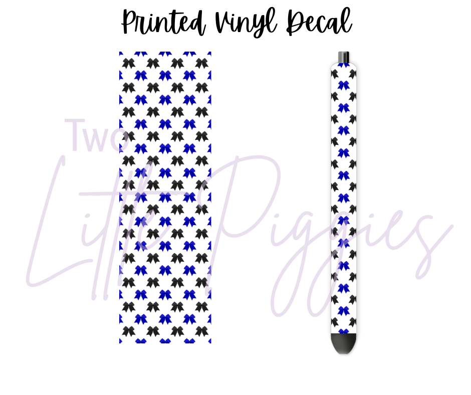 Printed Vinyl - Cheer - Royal Blue