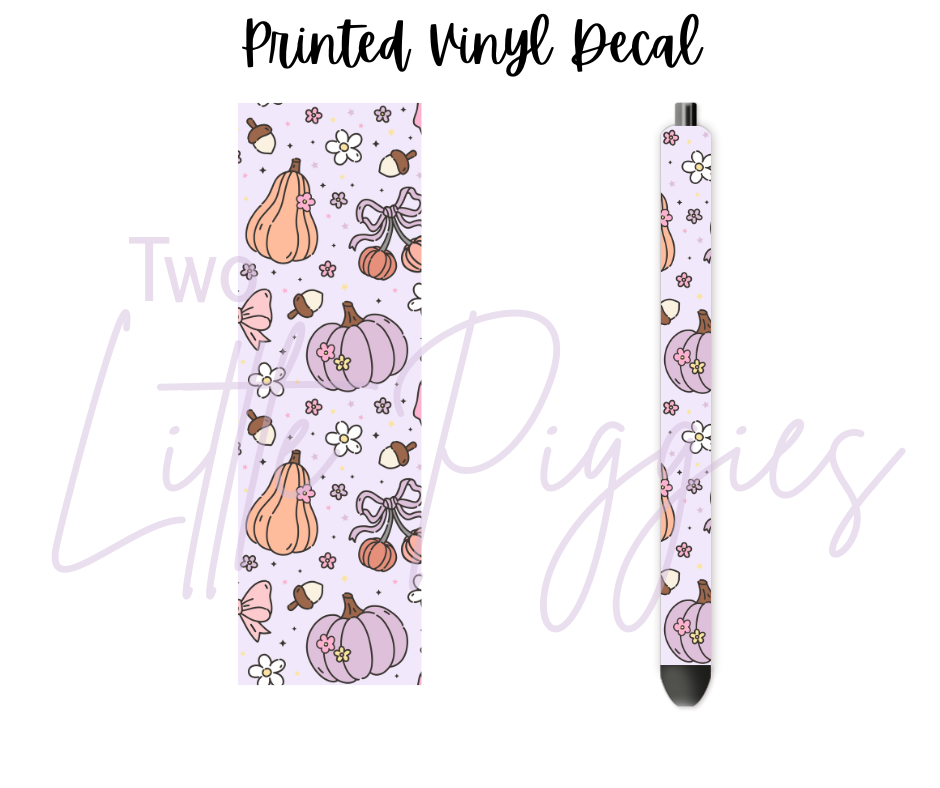 Printed Vinyl - Coquette Pumpkin