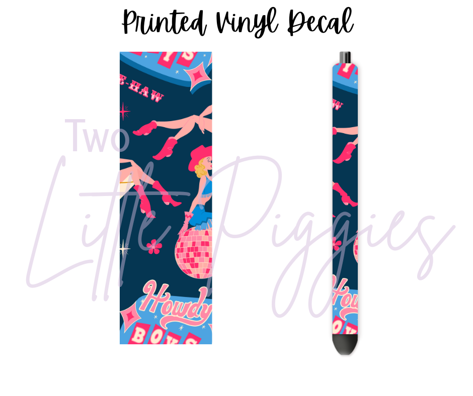 Printed Vinyl - Let's Go Girls