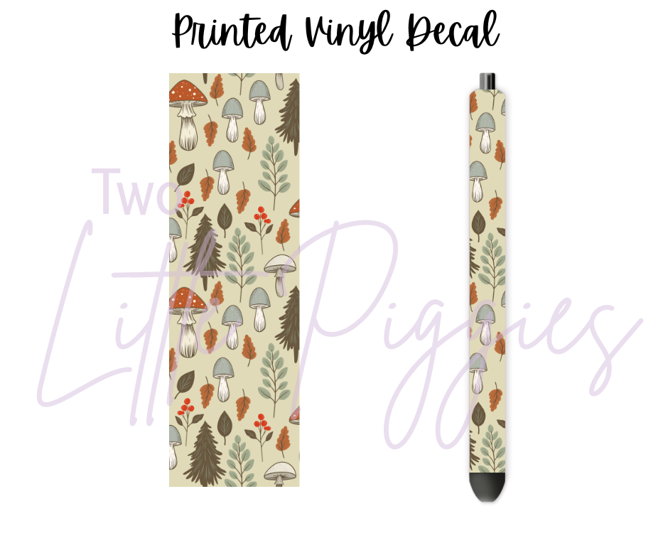 Printed Vinyl - Mushroom Forest