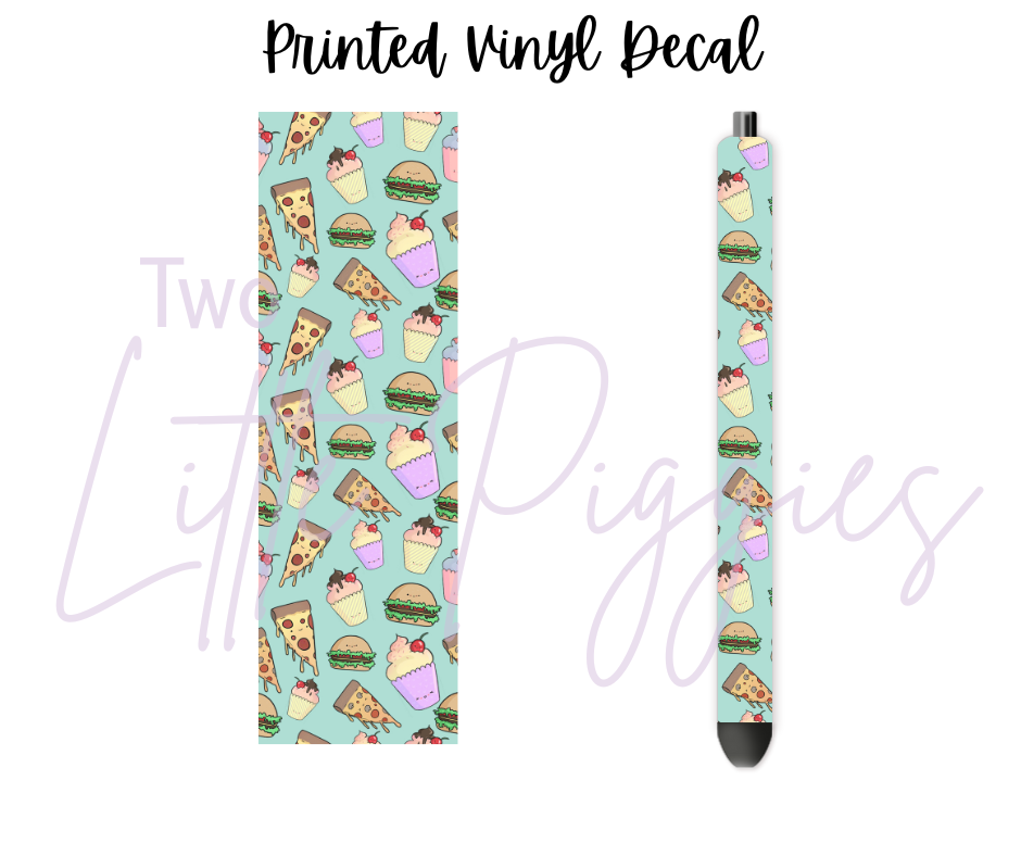 Printed Vinyl - Fast Food
