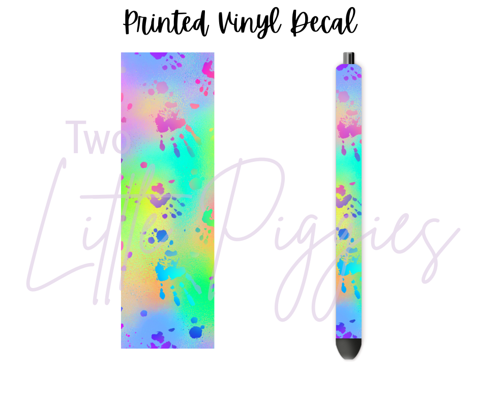 Printed Vinyl - Halloween - Rainbow Halloween