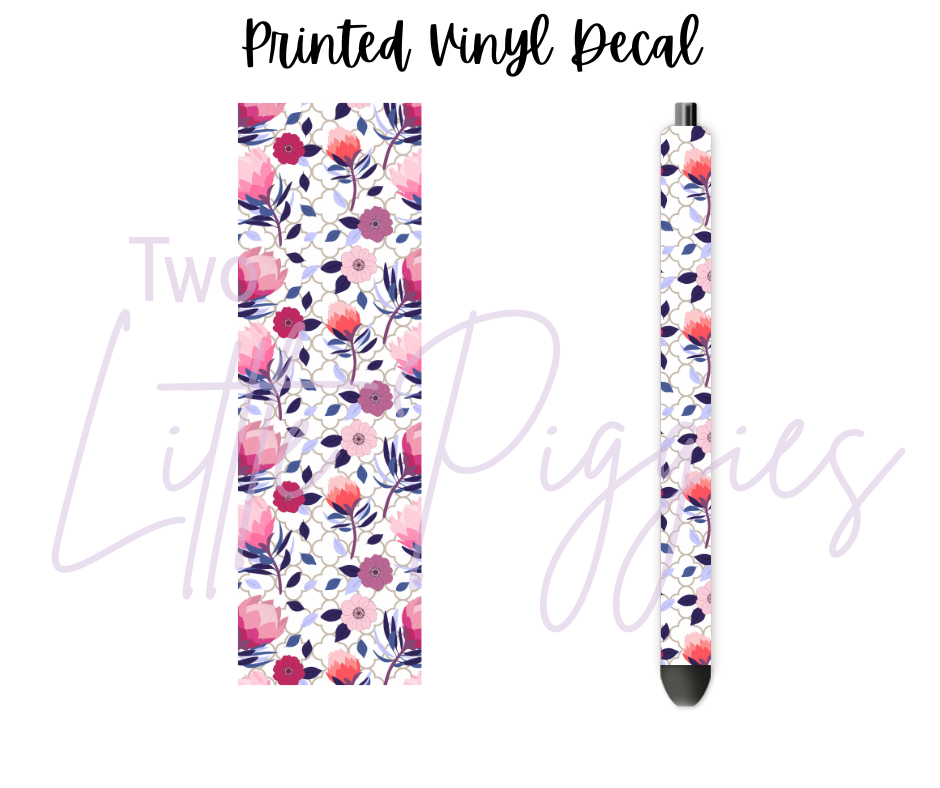 Printed Vinyl - Protea Flowers