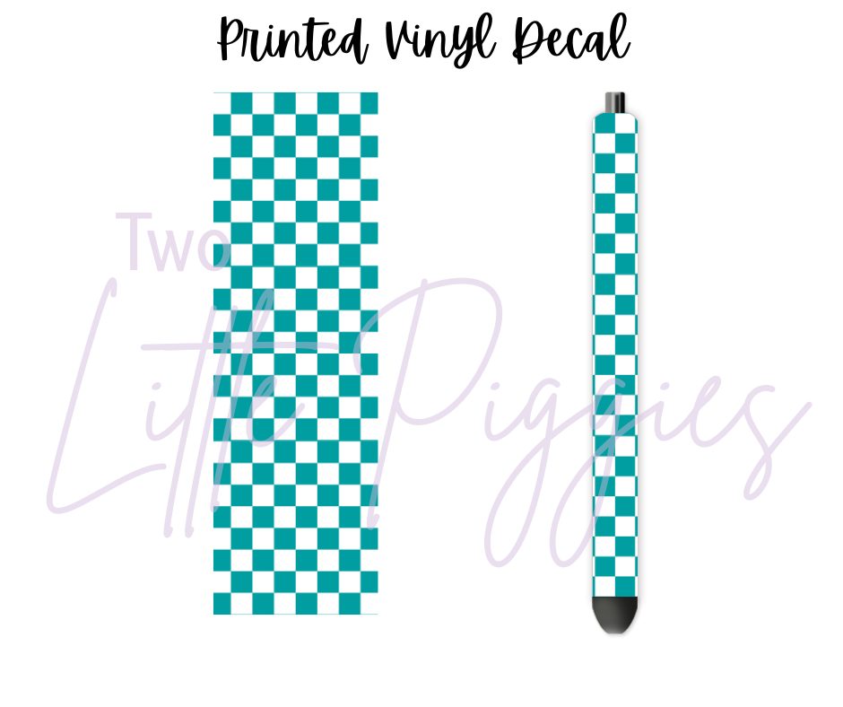 Printed Vinyl - Checkers - Regular