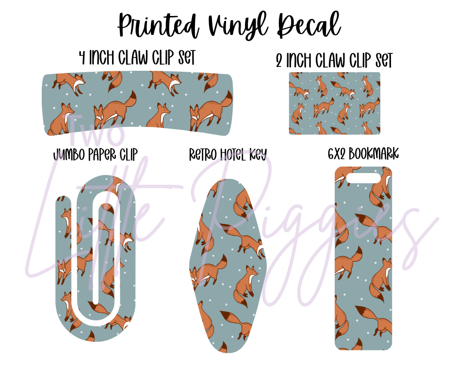 Printed Vinyl - Winter Animals