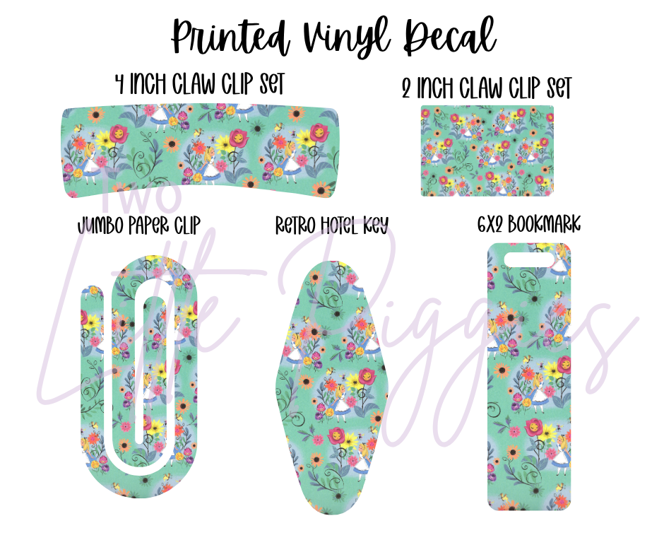Printed Vinyl - Alice