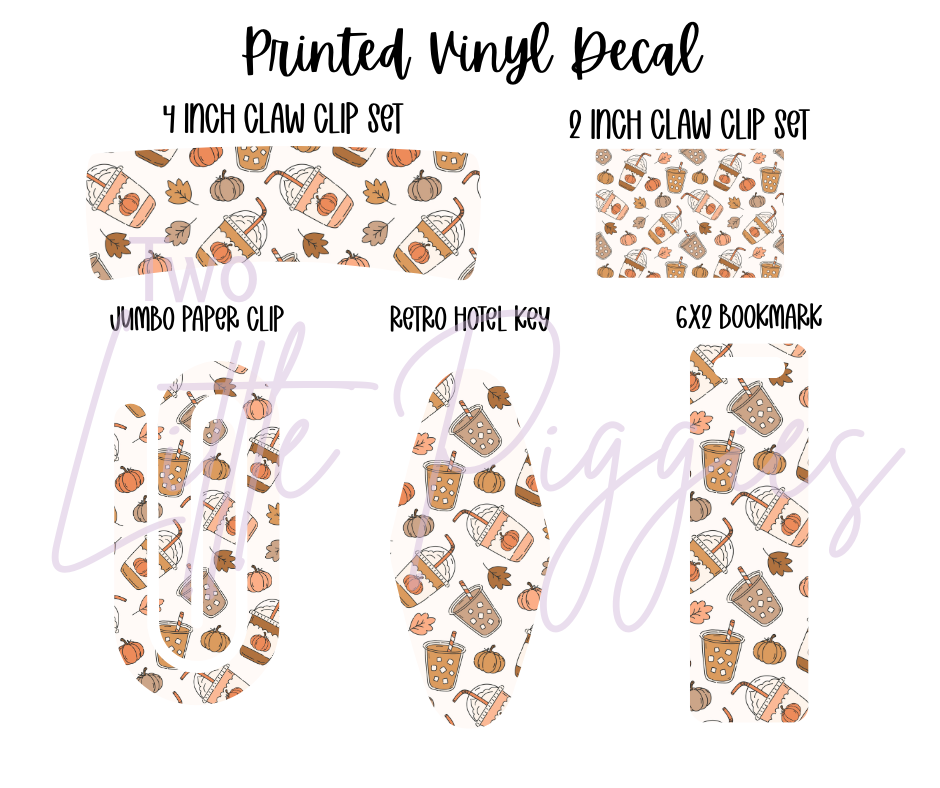 Printed Vinyl - Pumpkin Spice
