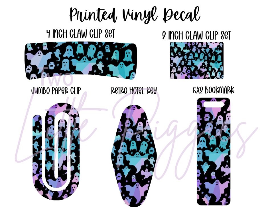 Printed Vinyl - Halloween Pastel Purple Collection