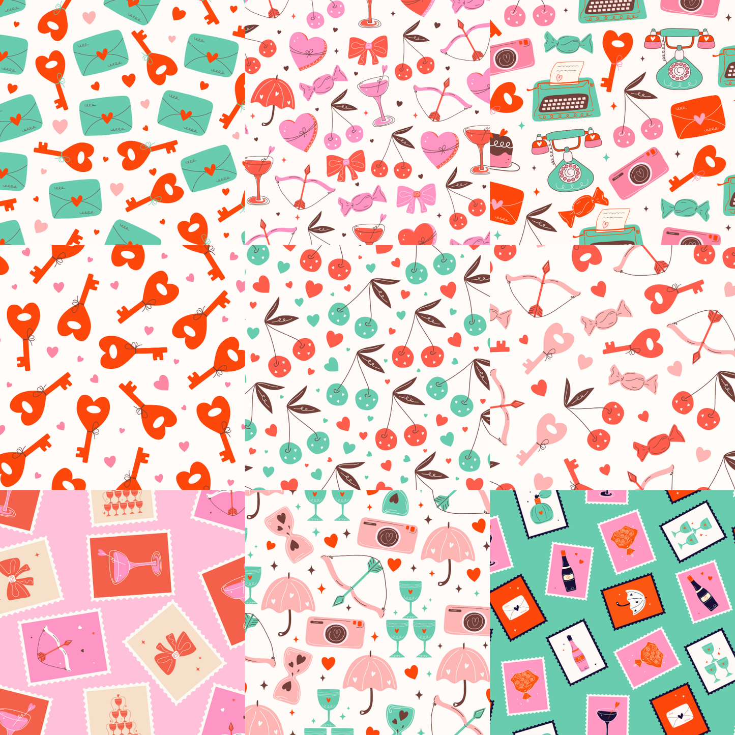 Printed Vinyl - Boho Valentine