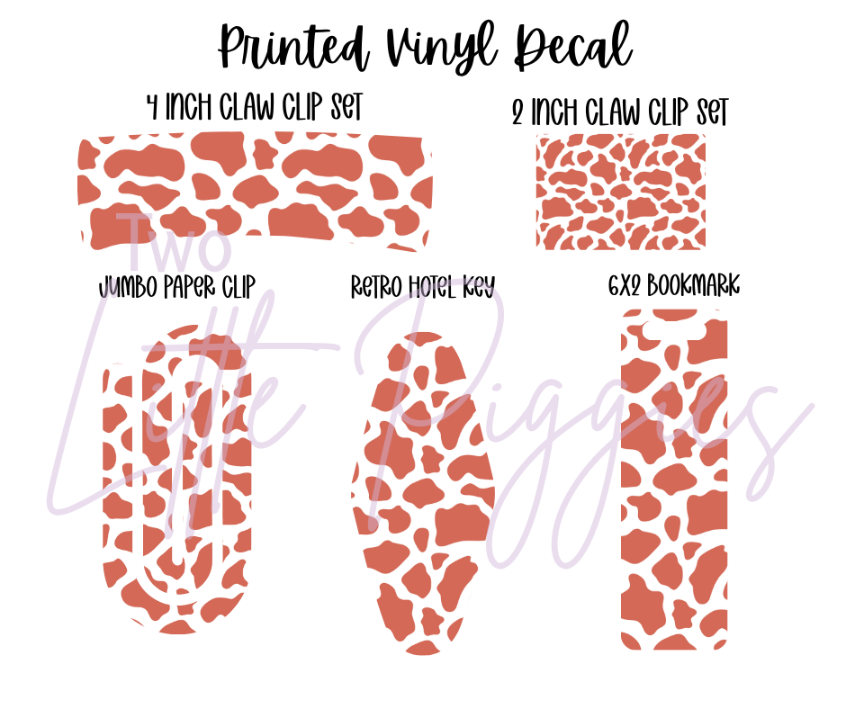 Printed Vinyl - Boho Cow