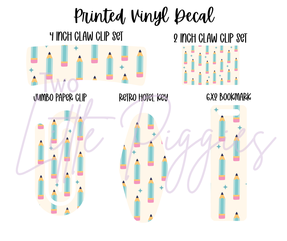 Printed Vinyl - Back2School