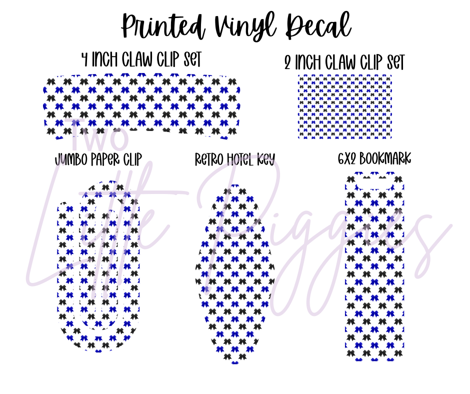 Printed Vinyl - Cheer - Royal Blue