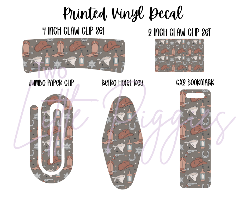 Printed Vinyl - Wild West