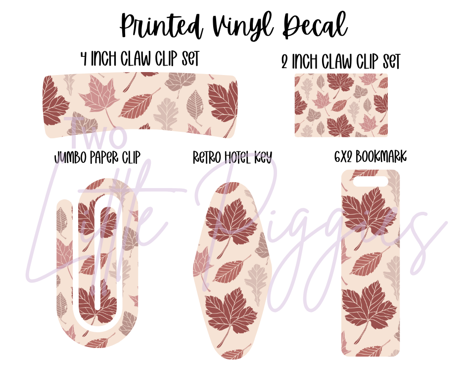 Printed Vinyl - Autumn Blush