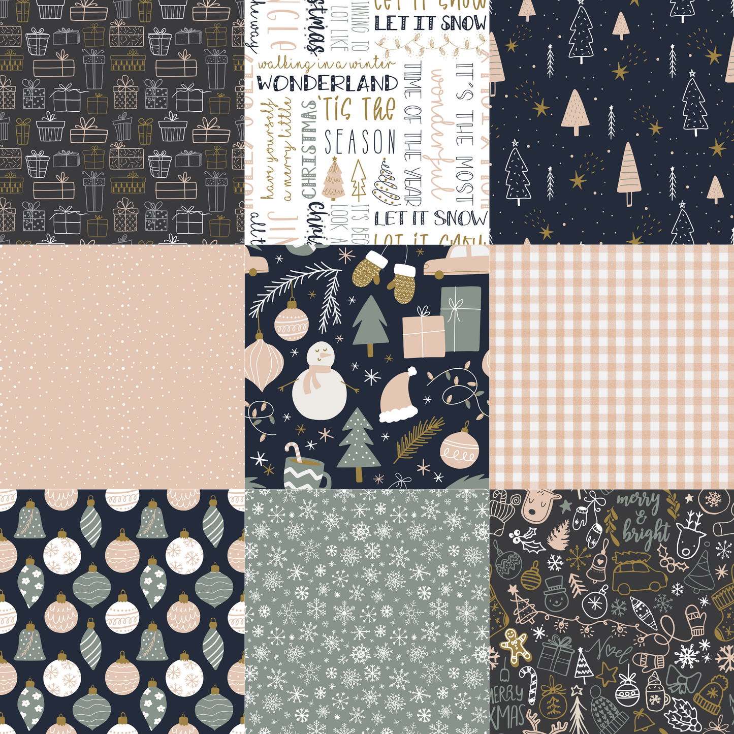 Printed Vinyl - Merry Little Christmas