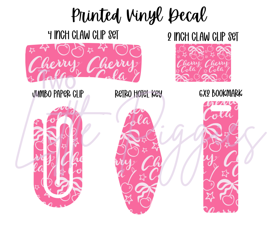 Printed Vinyl - Cherry Cola 2