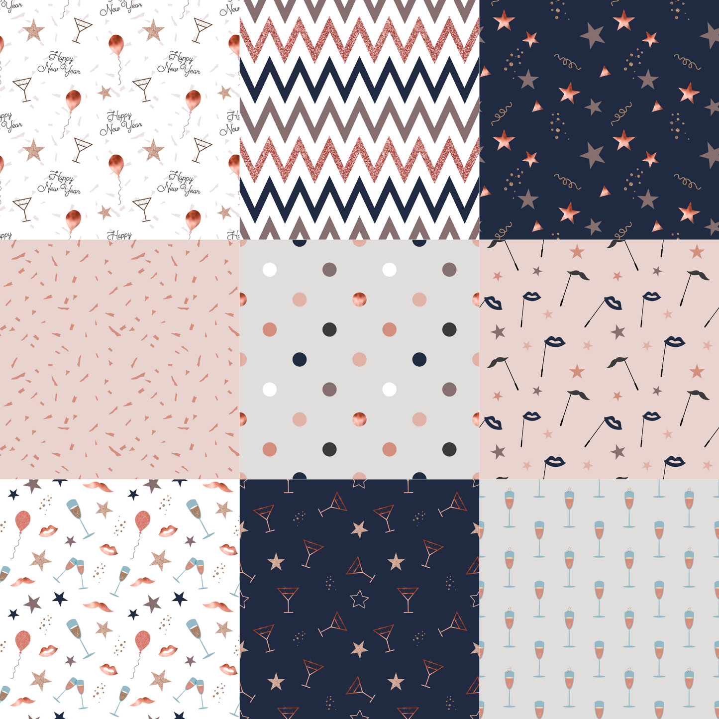 Printed Vinyl - Happy New Year