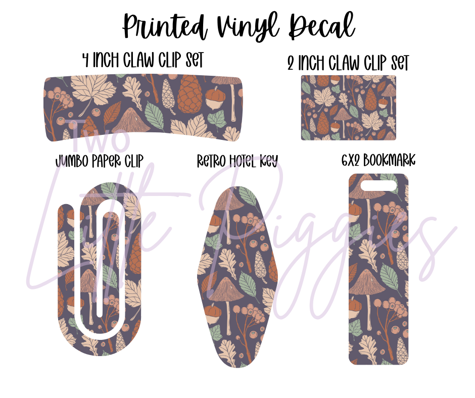 Printed Vinyl - Cozy Fall