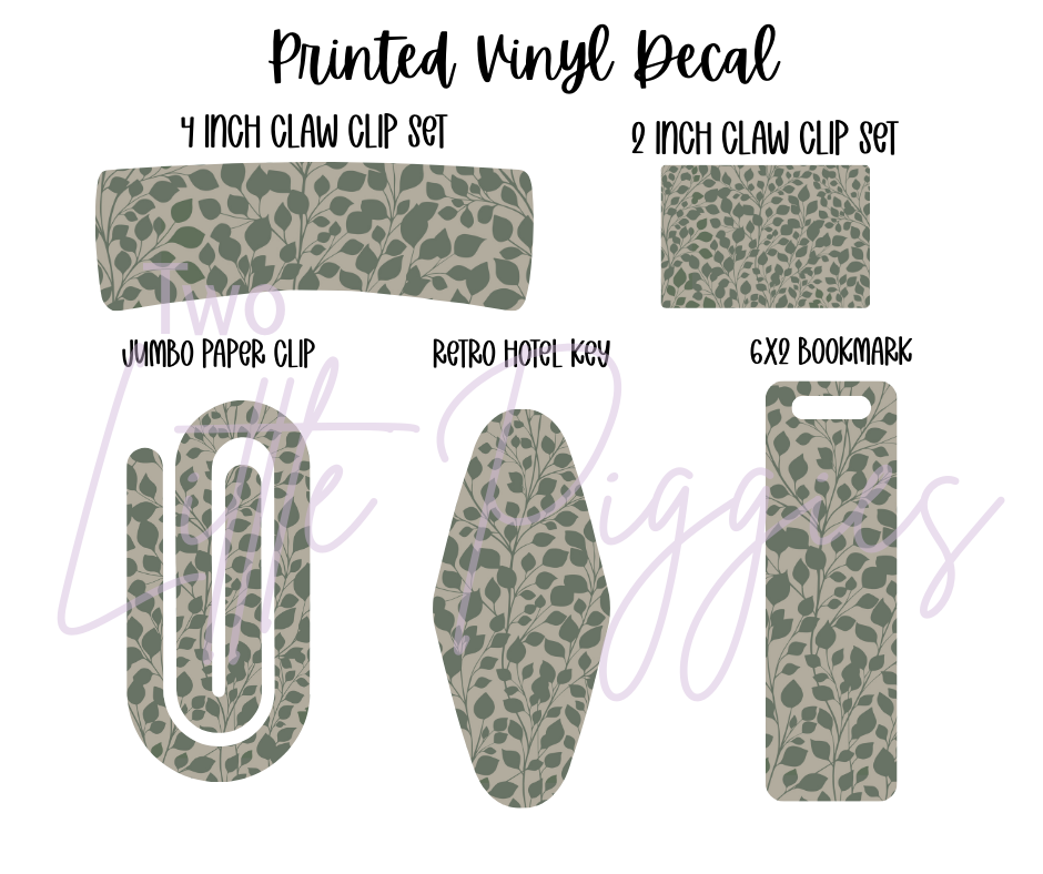 Printed Vinyl - Rustic Fern