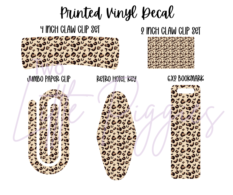Printed Vinyl - Animal Safari