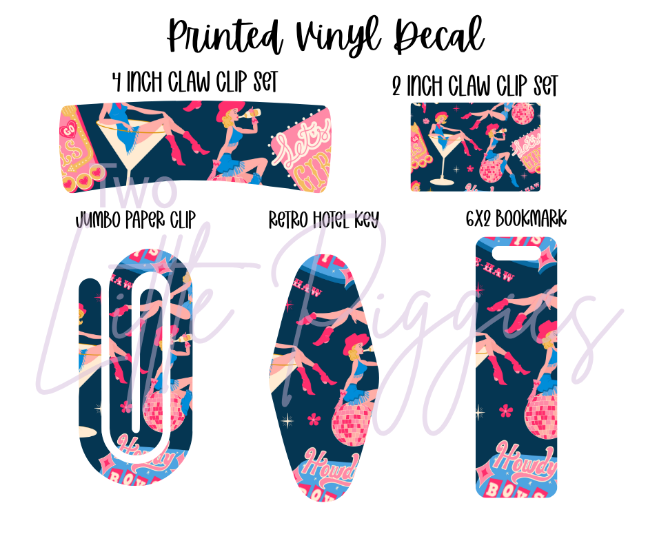 Printed Vinyl - Let's Go Girls
