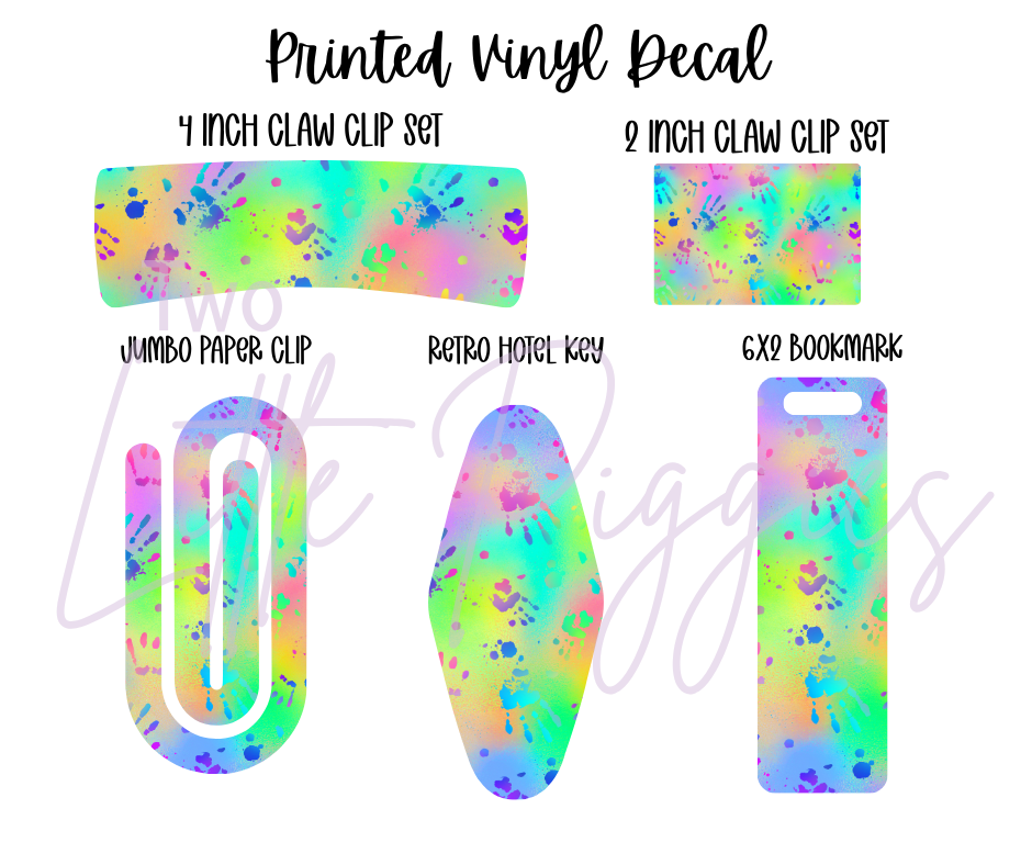 Printed Vinyl - Halloween - Rainbow Halloween