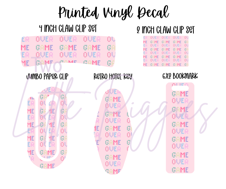 Printed Vinyl - Gamer Girl
