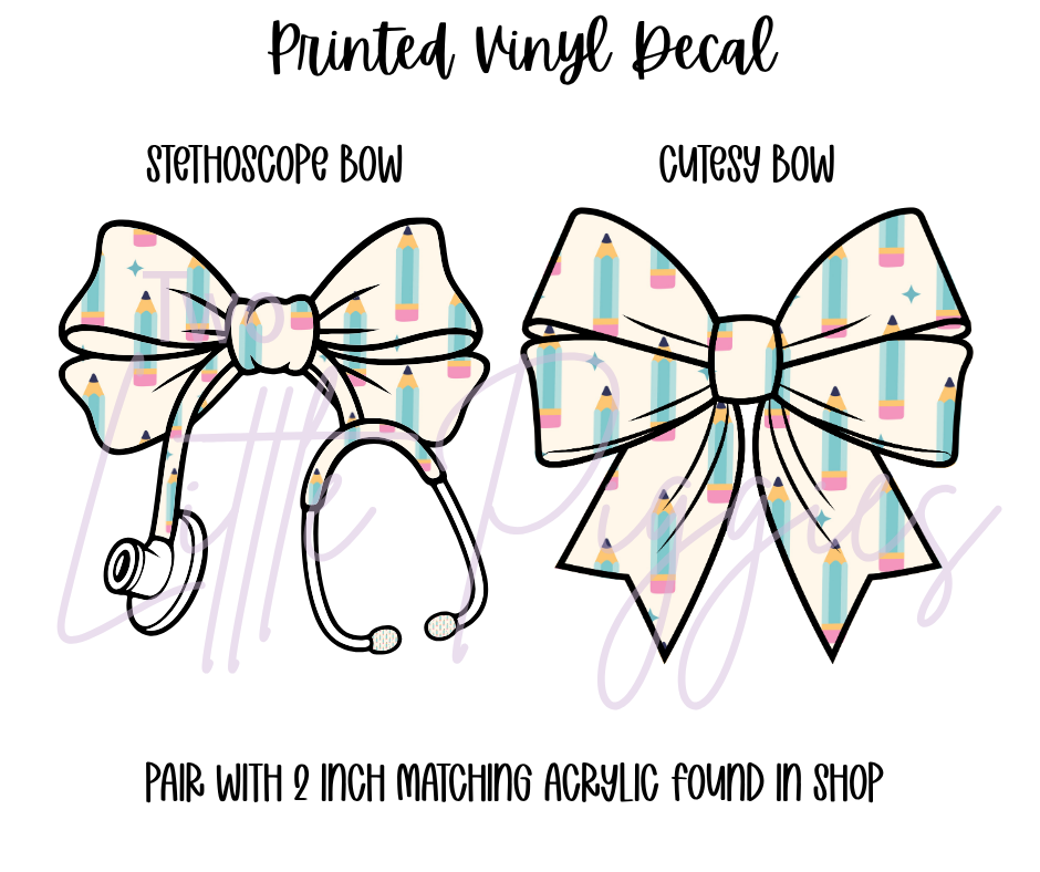 Printed Vinyl - Back2School