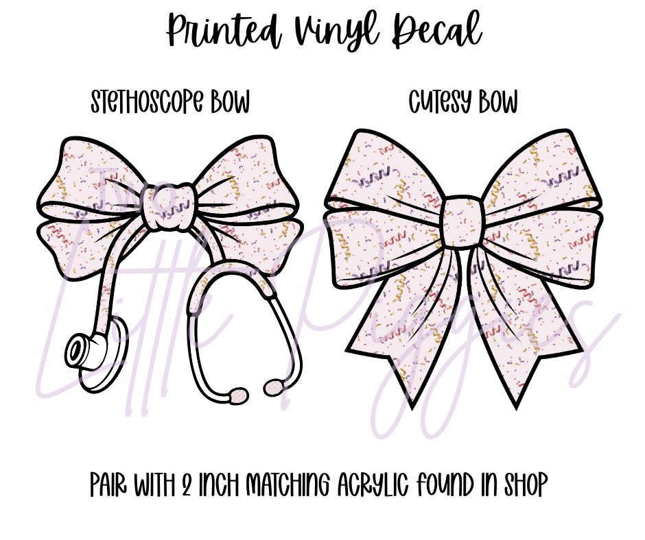 Printed Vinyl - New Year - Purple