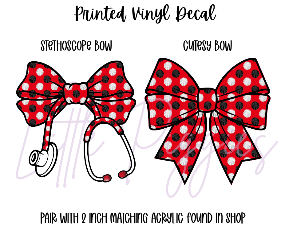 Printed Vinyl - Cheer - Red and Black