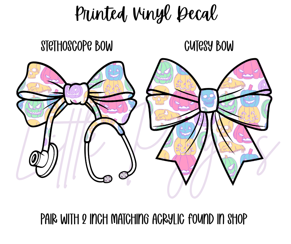 Printed Vinyl - Halloween Pastel Collection