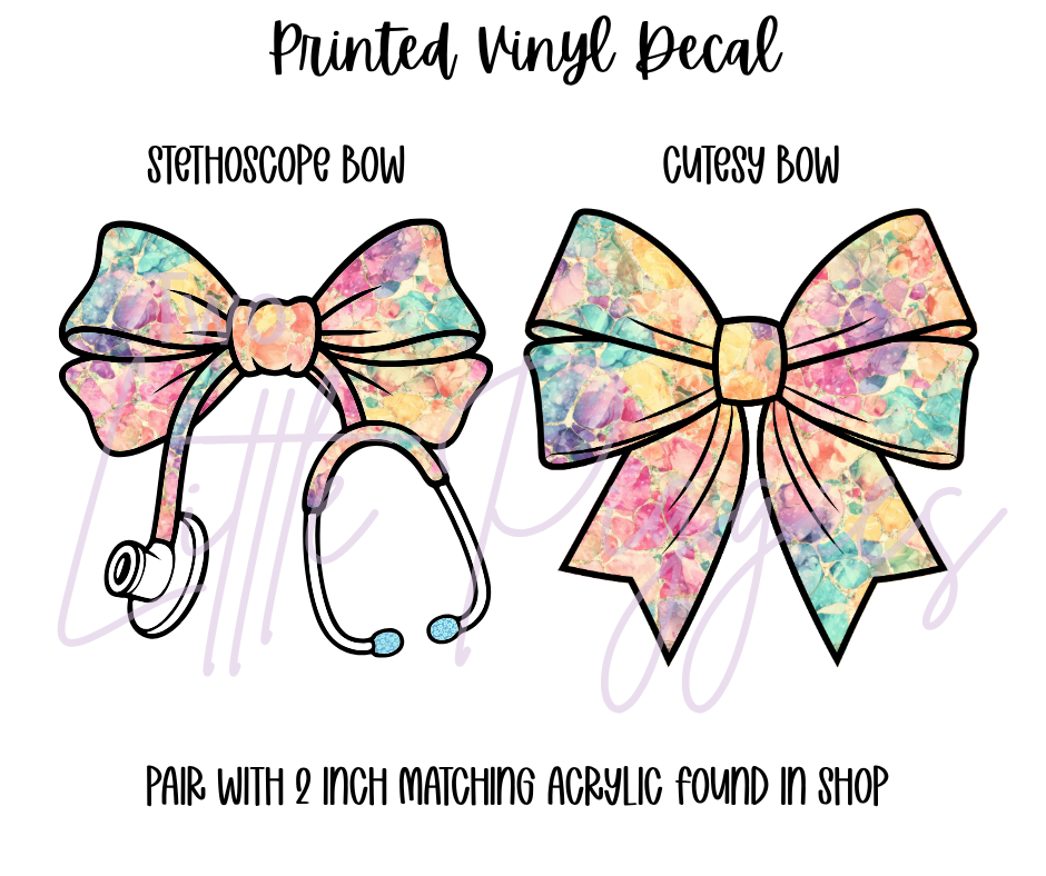 Printed Vinyl - Cracked Crystals